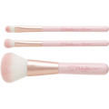 Japan San-X Makeup Brush Set with Clear Pouch - Makeup Rilakkuma - 2