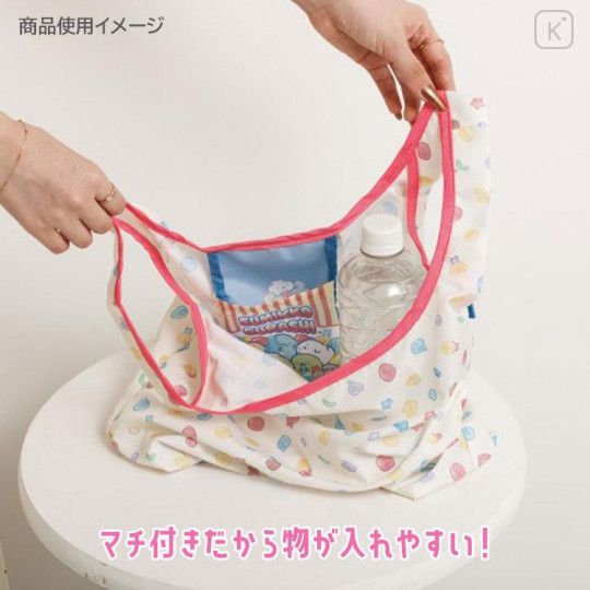 Japan San-X Eco Shopping Bag - Sumikko Gurashi : Gummy Gummy Party - 5