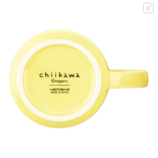 Japan Chiikawa Porcelain Mug with Coaster Set - Chiikawa & Hachiware & Usagi : Happy Blossom - 8