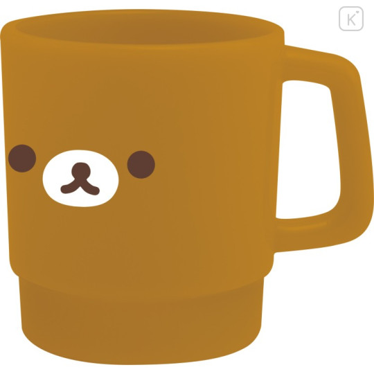 Japan San-X Stacking Plastic Cup - Rilakkuma : Face - 1