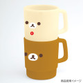 Japan San-X Stacking Plastic Cup - Rilakkuma : Face - 3
