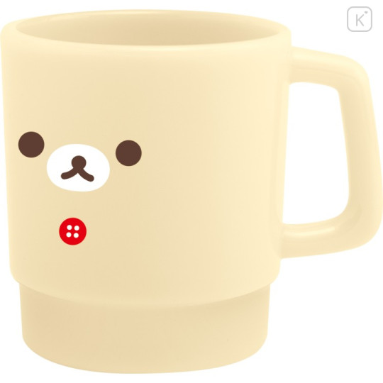 Japan San-X Stacking Plastic Cup - Korilakkuma : Face - 1