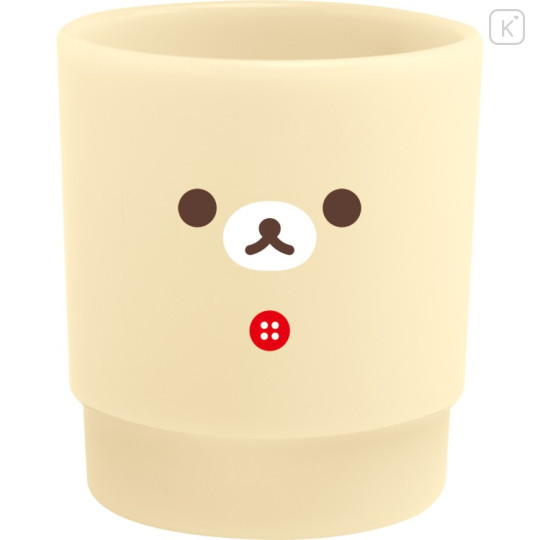 Japan San-X Stacking Plastic Cup - Korilakkuma : Face - 2