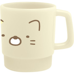 Japan San-X Stacking Plastic Cup - Sumikko Gurashi : Neko Face