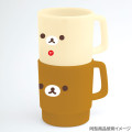 Japan San-X Stacking Plastic Cup - Sumikko Gurashi : Neko Face - 3