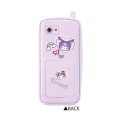 Japan Sanrio Pen Pouch Pencil Case - Kuromi : Flip Phone Style - 2