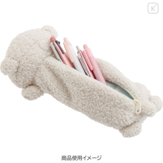 Japan San-X Fluffy Plush Pen Case - Ishiyowa-chan : Love My Favorite Idol - 3