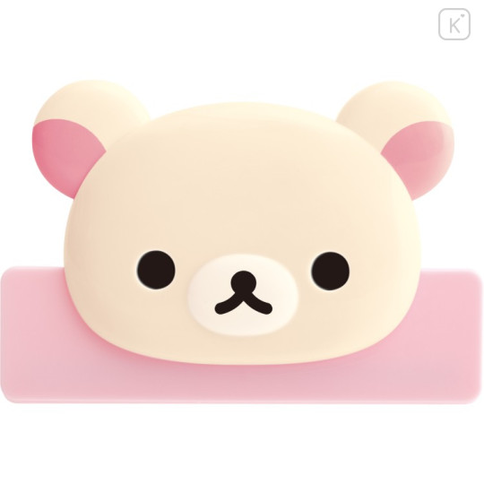 Japan San-X Book Clip - Korilakkuma : 3D Face - 2