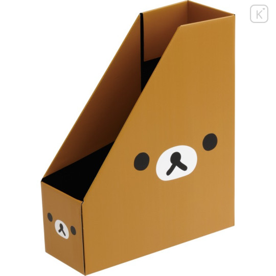 Japan San-X Vertical Desk Organizer Magazine Rack - Rilakkuma : Face - 1