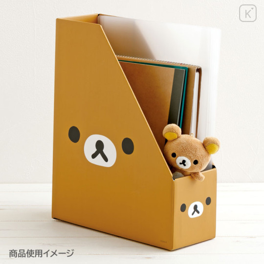 Japan San-X Vertical Desk Organizer Magazine Rack - Rilakkuma : Face - 3