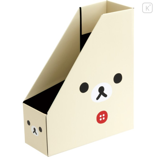 Japan San-X Vertical Desk Organizer Magazine Rack - Korilakkuma : Face - 1