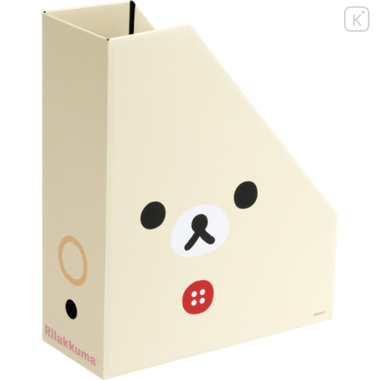 Japan San-X Vertical Desk Organizer Magazine Rack - Korilakkuma : Face - 2