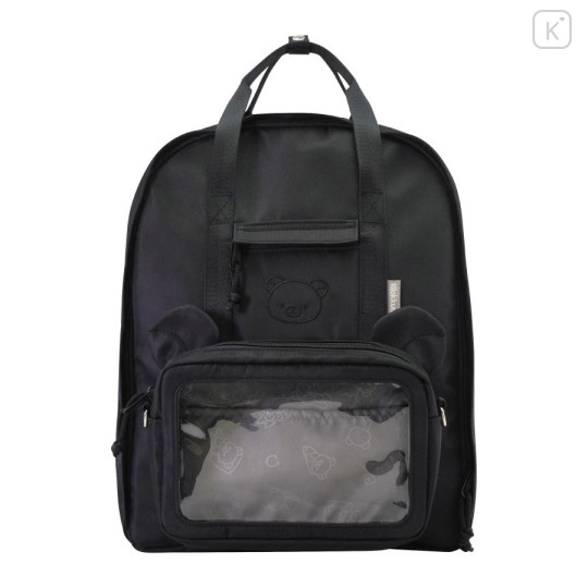 Japan San-X Store Shoulder Bag Backpack - Rilakkuma : Black - 1