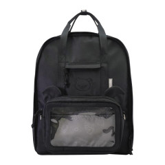 Japan San-X Store Shoulder Bag Backpack - Rilakkuma : Black