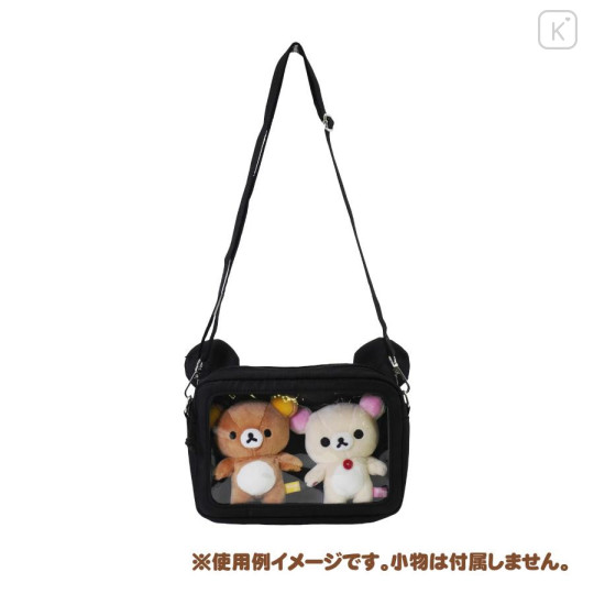 Japan San-X Store Shoulder Bag Backpack - Rilakkuma : Black - 4