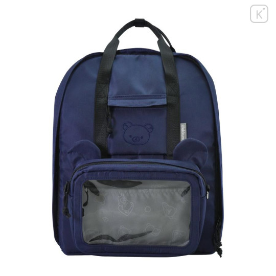Japan San-X Store Shoulder Bag Backpack - Rilakkuma : Navy - 1
