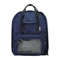 Japan San-X Store Shoulder Bag Backpack - Rilakkuma : Navy