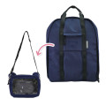 Japan San-X Store Shoulder Bag Backpack - Rilakkuma : Navy - 3