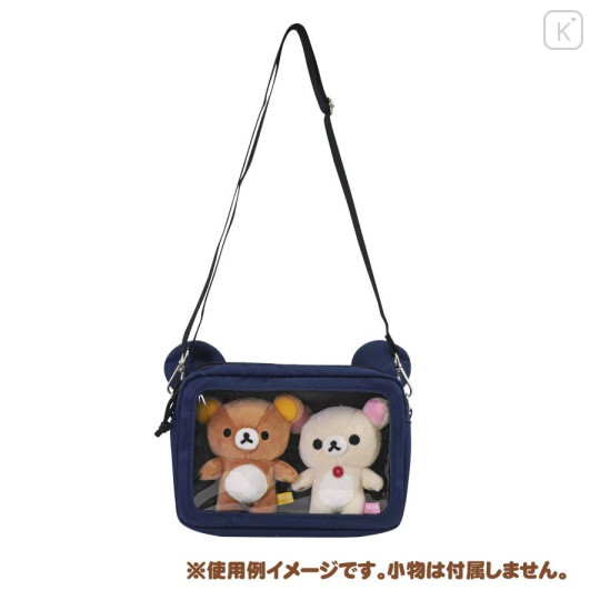Japan San-X Store Shoulder Bag Backpack - Rilakkuma : Navy - 4
