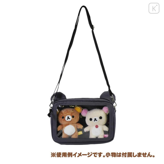 Japan San-X Store Shoulder Bag Backpack - Rilakkuma : Gray - 4