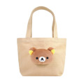 Japan San-X Store Face Mascot Lunch Tote Bag - Rilakkuma - 1