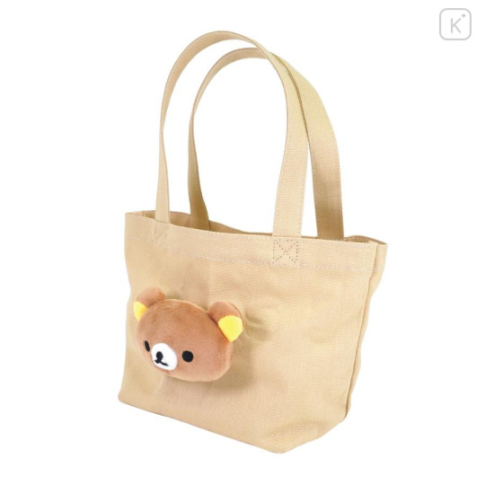 Japan San-X Store Face Mascot Lunch Tote Bag - Rilakkuma - 2