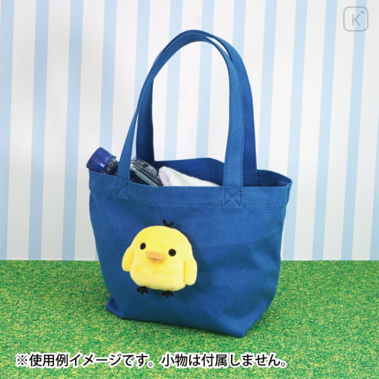 Japan San-X Store Face Mascot Lunch Tote Bag - Kiiroitori - 5