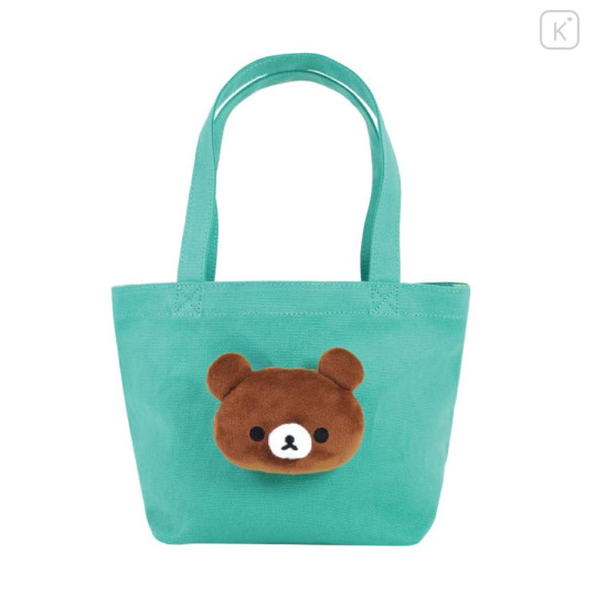 Japan San-X Store Face Mascot Lunch Tote Bag - Chairoikoguma - 1