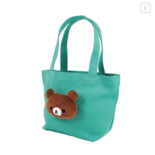Japan San-X Store Face Mascot Lunch Tote Bag - Chairoikoguma - 2