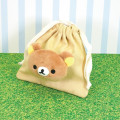 Japan San-X Store Face Mascot Drawstring Bag - Rilakkuma - 5