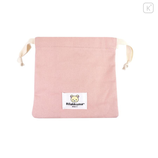 Japan San-X Store Face Mascot Drawstring Bag - Korilakkuma - 3