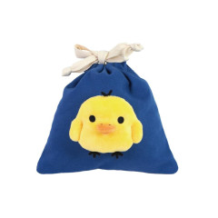 Japan San-X Store Face Mascot Drawstring Bag - Kiiroitori