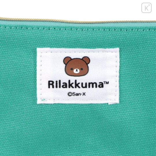 Japan San-X Store Face Mascot Mini Flat Pouch - Chairoikoguma - 3