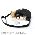 Japan San-X Store Ear Pouch with Shoulder Bag - Rilakkuma : Black - 6