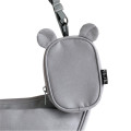 Japan San-X Store Ear Pouch with Shoulder Bag - Rilakkuma : Gray - 3