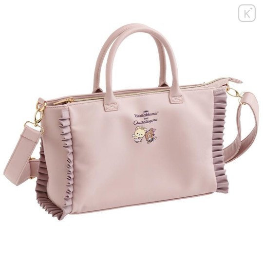 Japan San-X Store Tote Bag - Chairoikoguma & Korilakkuma : Navy - 1