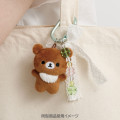 Japan San-X Dangling Tail Mascot Bag Charm - Korilakkuma : Chairoikoguma's Kumakyun Days Clover Carabiner - 2
