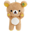 Japan San-X Hanging Plush Toy - Rilakkuma : Chairoikoguma's Kumakyun Days Clover - 2