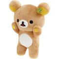 Japan San-X Hanging Plush Toy - Rilakkuma : Chairoikoguma's Kumakyun Days Clover - 3