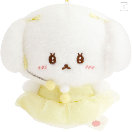 Japan San-X Hanging Plush Toy - Ishiyowa-chan : Love My Favorite Idol Yellow - 2