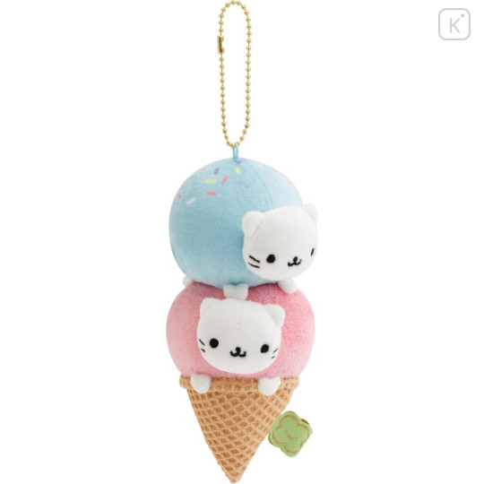 Japan San-X Hanging Plush Toy - Nyan Nyan Nyanko : Universe San-X Town Ice Cream - 1