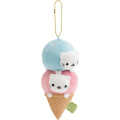 Japan San-X Hanging Plush Toy - Nyan Nyan Nyanko : Universe San-X Town Ice Cream - 1