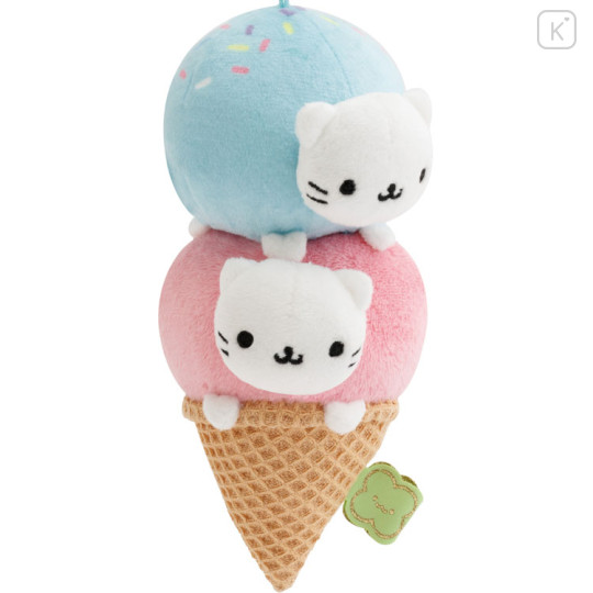 Japan San-X Hanging Plush Toy - Nyan Nyan Nyanko : Universe San-X Town Ice Cream - 2