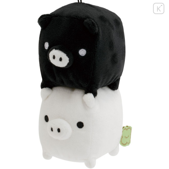 Japan San-X Hanging Plush Toy - Universe San-X Town Monochrome Boo - 2