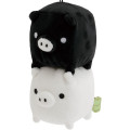 Japan San-X Hanging Plush Toy - Universe San-X Town Monochrome Boo - 2
