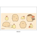 Japan San-X Clear Pass Case Card Sleeve Set - Sumikko Gurashi : Tokatsu Fried Pork ID Face - 2