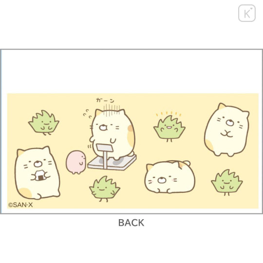 Japan San-X Clear Pass Case Card Sleeve Set - Sumikko Gurashi : Neko ID Face - 2