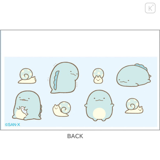 Japan San-X Clear Pass Case Card Sleeve Set - Sumikko Gurashi : Tokage ID Face - 2