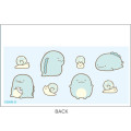 Japan San-X Clear Pass Case Card Sleeve Set - Sumikko Gurashi : Tokage ID Face - 2