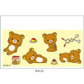 Japan San-X Clear Pass Case Card Sleeve Set - Rilakkuma : ID Face - 2